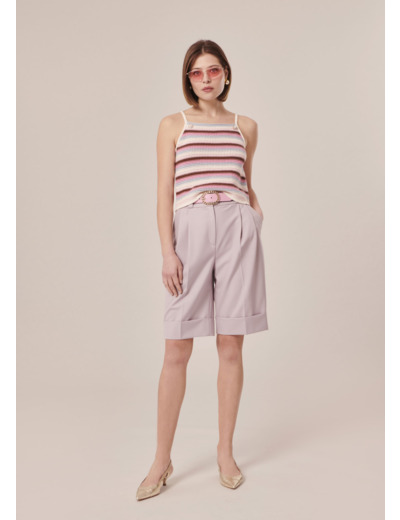 Top Piambello Rose en Coton