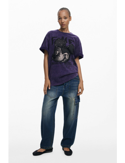 T-Shirt À Manches Courtes En Maille – Femme