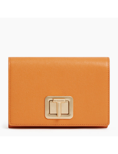 Portefeuille Eva en cuir caviar