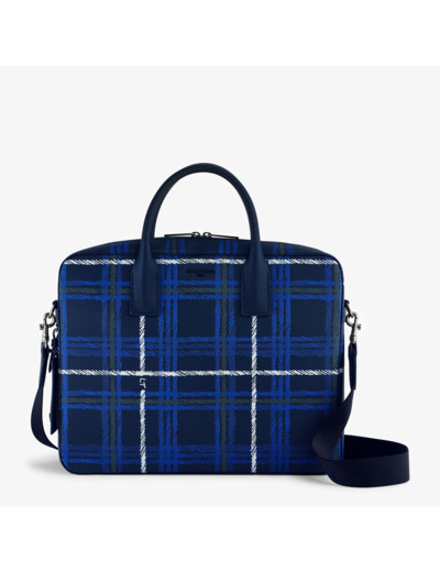 Porte document slim 14 Emile en cuir monogramme
