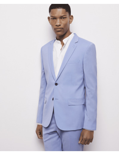 Veste Costume Col Classique light blue