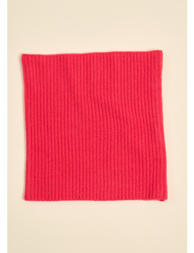 Tour de cou à cotes en cachemire