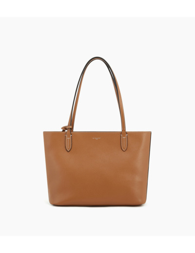 Petit sac cabas Louise en cuir grainé