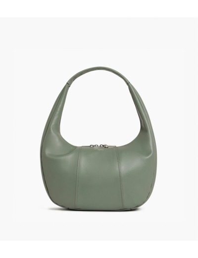 Grand sac hobo Juliette en cuir grainé