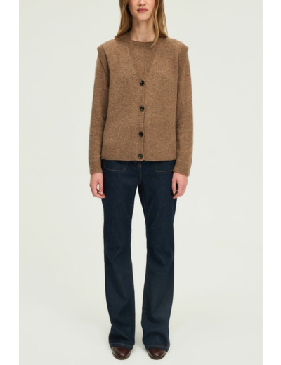 Gilet sans manche en laine - ELEONORA