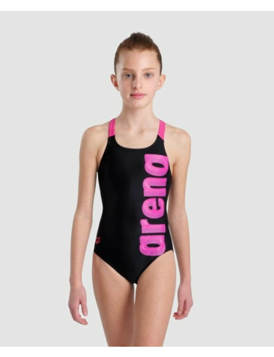 Maillot de bain arena Feel Graphic V Back pour filles