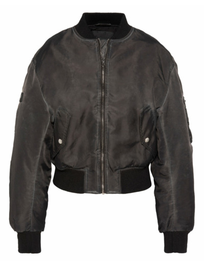 Bomber délavé cropped oversize JET90W SCHOTT