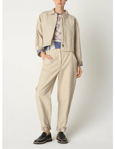 Blouson natalia naturel
