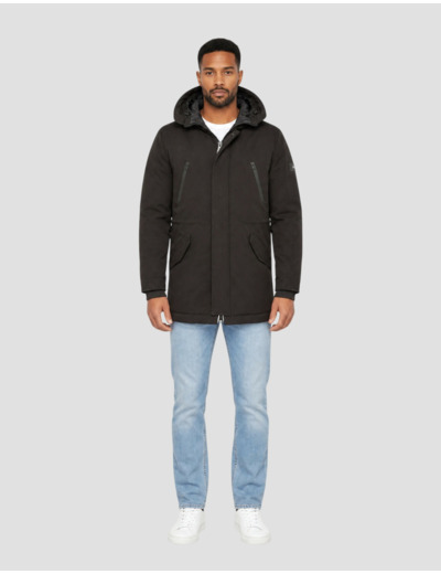 Parka à capuche