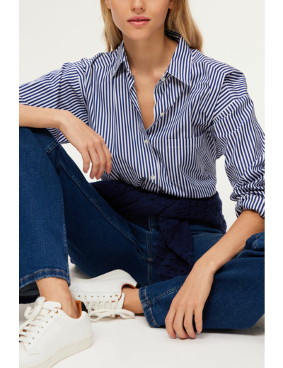 Chemise rayée contrastée - ARIYA