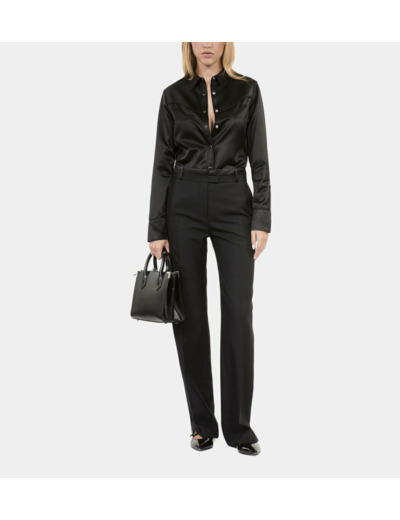 Pantalon Tailleur Large Noir black