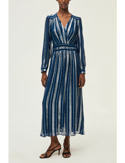 Robe midi à lurex - EMMANUELLE