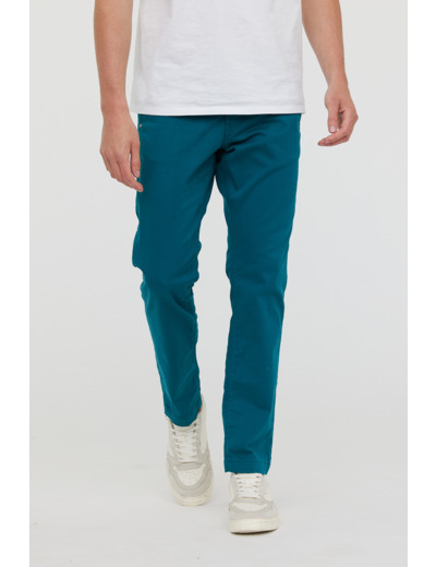 Chino straight jambe droite, taille medium