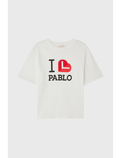 T-shirt I love en coton - ARLETTY