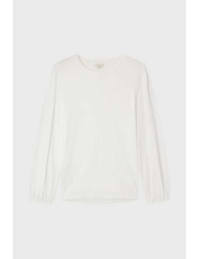 T-shirt manches longues en coton mélangé - AZLIS