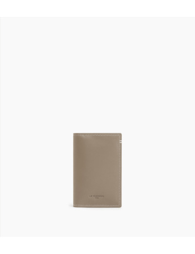 Porte cartes vertical Martin en cuir lisse