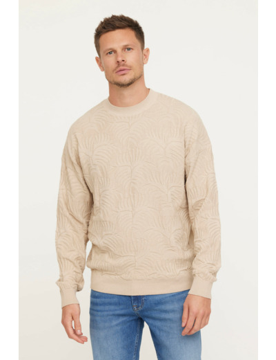 Pull CLAVIZ Argile Beige