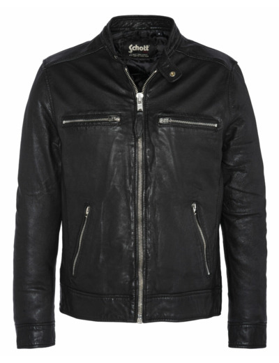 Blouson motard en cuir d'agneau LCNEWPORT SCHOTT