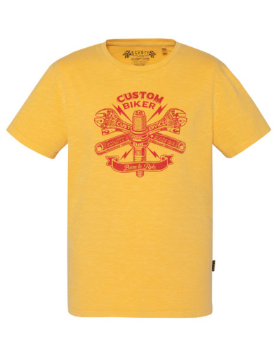 T-shirt col rond imprimé biker TSBRIDGER SCHOTT