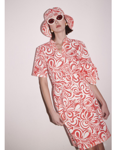 Robe Rosemarine Corail en Coton