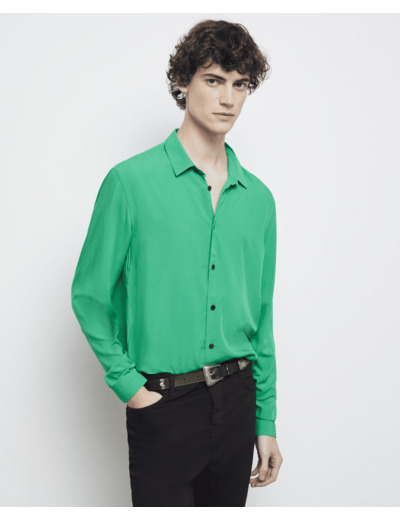 Chemise Manches Longues Col Classique black