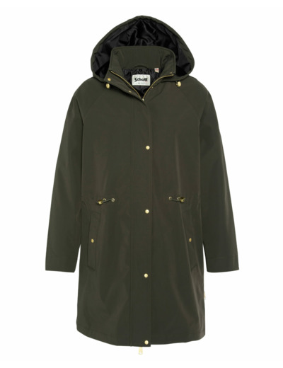 Parka longue et légère à capuche AVAW SCHOTT
