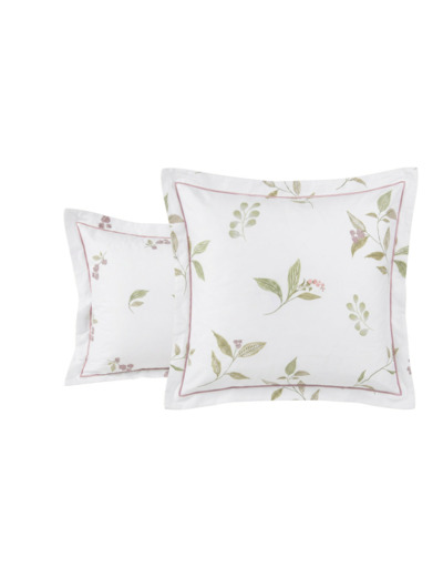 Taie d'oreiller Violette | Satin à motifs | Tradition des Vosges