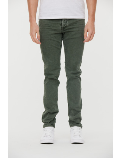 Pantalon straight fit ,taille medium,jambe ajustée