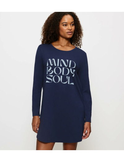 Chemise de nuit manche longue