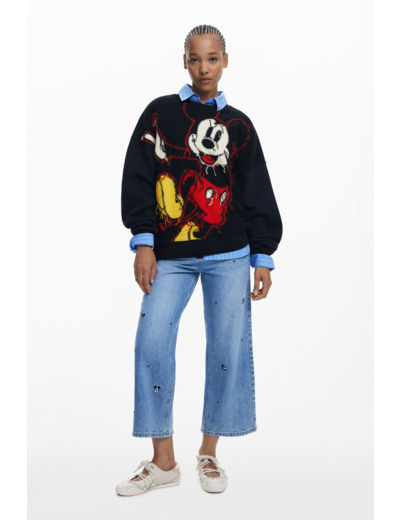 Sweat À Manches Longues En Maille – Femme