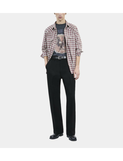 Pantalon En Laine Noire black