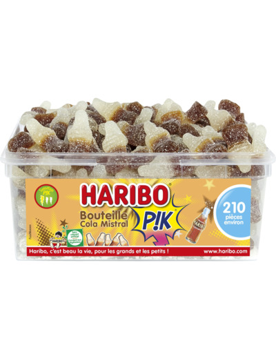 Bouteilles Cola Mistral Pik 210 Bonbons