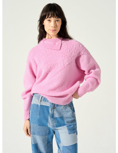 Pull mauve