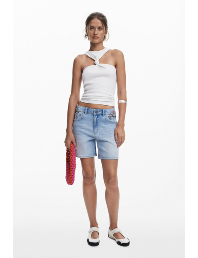 Denim Short Trousers