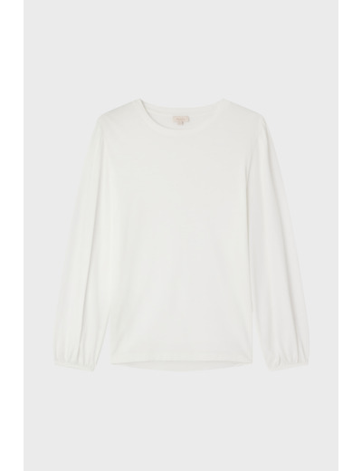 T-shirt manches longues en coton mélangé - AZLIS