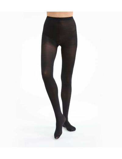 Collant noir Diam's jambes fuselées 45D