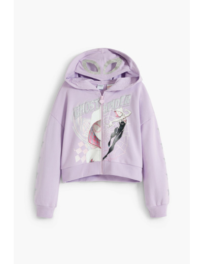 Sweat Zippé En Maille – Fille