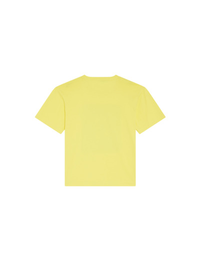 T-shirt jaune multicolore