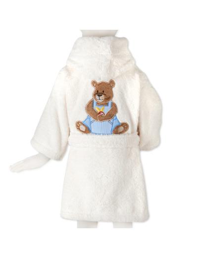 Peignoir Ourson Boy - Peignoir de bain enfant - Tradition des Vosges