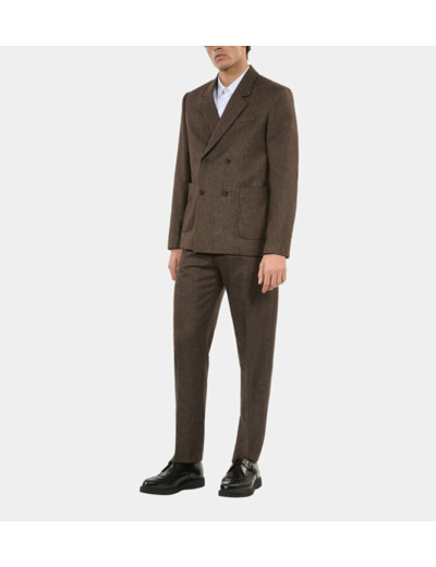 Veste De Costume Marron En Laine brown
