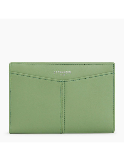Porte passeport Charlotte en cuir lisse