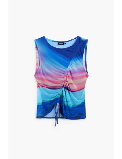 T-Shirt Sans Manches En Maille – Femme