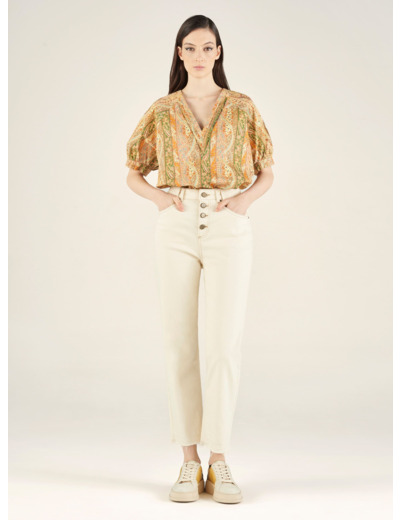 Blouse pate de coing