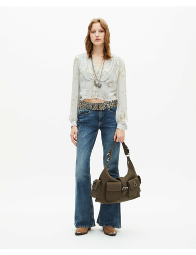 Top A Manches Longues blue