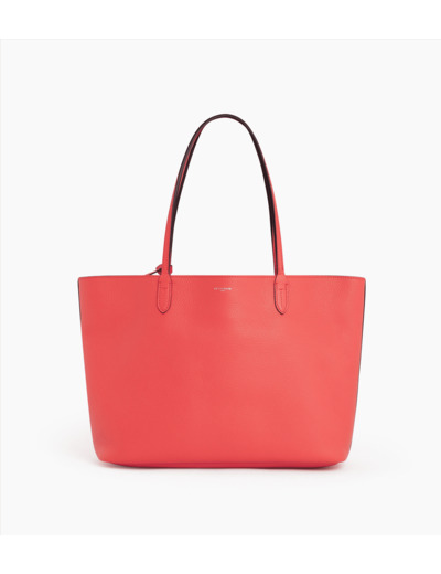 Grand sac cabas Louise en cuir grainé