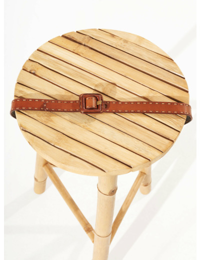 Ceinture cognac