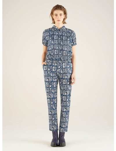 Blouse maree bleue