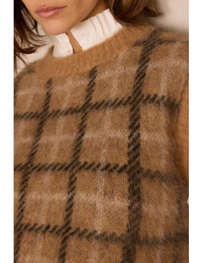 Pull sans manches BLONDIE en alpaga