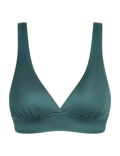 Haut de maillot de bain forme triangle sans armatures
