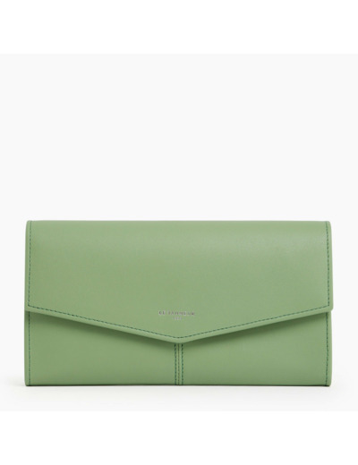 Compagnon zippé Charlotte en cuir lisse